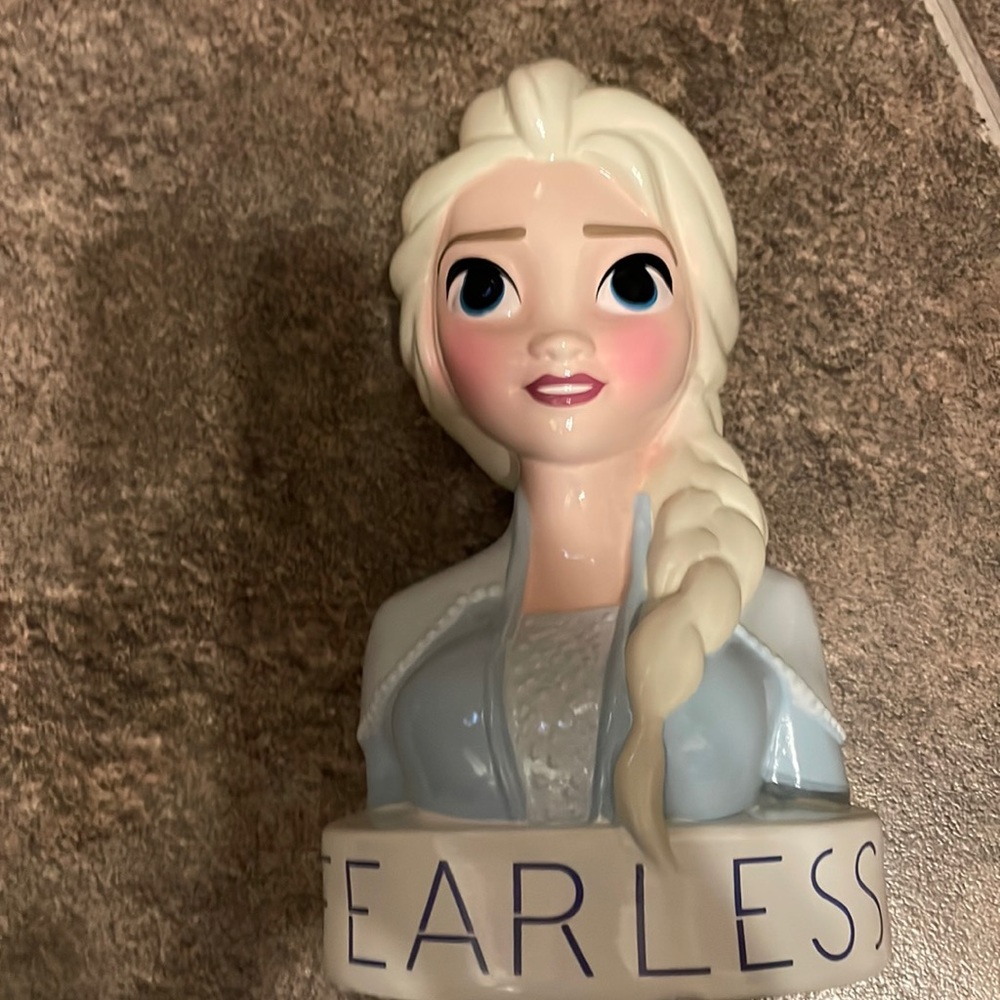 Disney Elsa ceramic bank